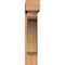 Ekena Millwork Legacy Block Smooth Bracket w/ Offset Brace, Western Red Cedar, 7 1/2"W x 32"D x 36"H BKT0806X32X36LEC05SWR - alternate 4